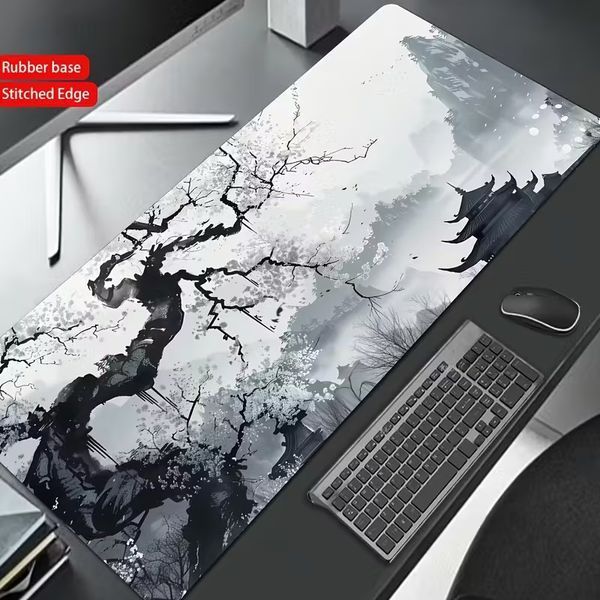 Коврик для мыши и клавиатуры "Zen Sakura" 80&times;30 см - арт-дизайн, который вдохновляет 18 фото