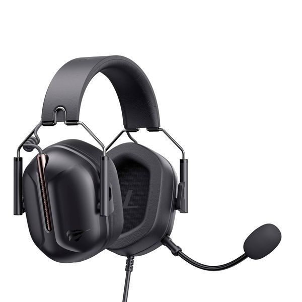 HAVIT HV-H2033d Black - ігрова гарнітура з 50 мм драйверами та знімним мікрофоном 105 фото