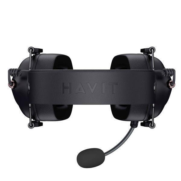 HAVIT HV-H2033d Black - ігрова гарнітура з 50 мм драйверами та знімним мікрофоном 105 фото