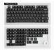 Кастомные кейкапы Top Frosted / 136 клавиш / English and Russian Layout / полупрозрачный поликарбонат / для механических и магнитных клавиатур / Black KC-5040 фото