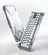 Игровая проводная магнитная клавиатура GravaStar Mercury V60 Pro Deluxe Edition / Magnetic GravaStar UFO Switch / with Keycap Set / Chrome Silver 289 фото 7
