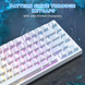 Игровая проводная магнитная клавиатура Attack Shark R82 / Проводное подключение / Magnetic Switch / White 193 фото 3