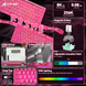 Игровая проводная магнитная клавиатура Attack Shark R82 / Проводное подключение / Magnetic Switch / Pink 194 фото 6