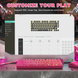 Игровая проводная магнитная клавиатура Attack Shark R82 / Проводное подключение / Magnetic Switch / Pink 194 фото 7