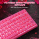 Игровая проводная магнитная клавиатура Attack Shark R82 / Проводное подключение / Magnetic Switch / Pink 194 фото 3