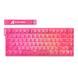 Игровая проводная магнитная клавиатура Attack Shark R82 / Проводное подключение / Magnetic Switch / Pink 194 фото