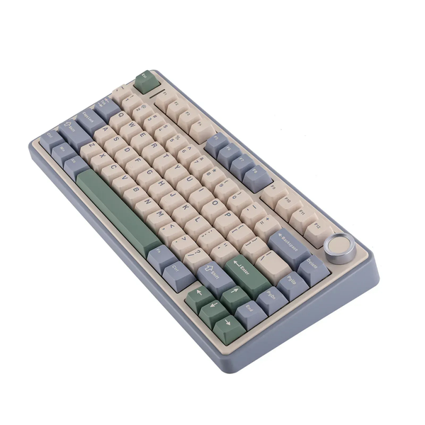 Ігрова механічна клавіатура AULA F75 / Три режими підключення / Leobog Axis Reaper Switch / Green 35 фото
