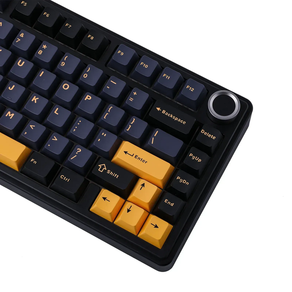 Игровая механическая клавиатура AULA F75 / Три режима подключения / Leobog Axis Reaper Switch / Dark Blue  298 фото