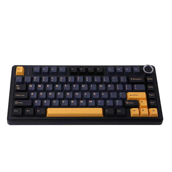 Игровая механическая клавиатура AULA F75 / Три режима подключения / Leobog Axis Reaper Switch / Dark Blue  298 фото