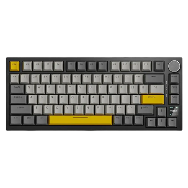 Ігрова механічна бездротова клавіатура AJAZZ AK820 Pro / Три режими підключення / Flying Fish Switch / Grey 614 фото