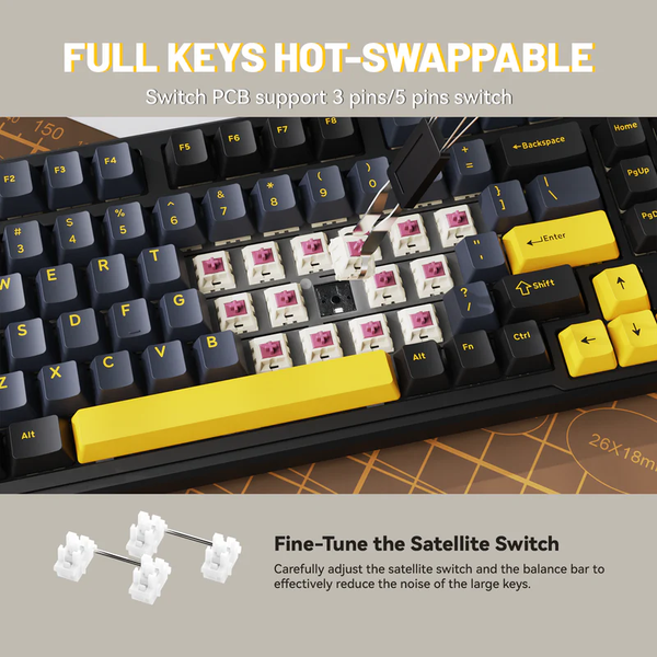 Игровая механическая клавиатура ATTACK SHARK X98 81 фото