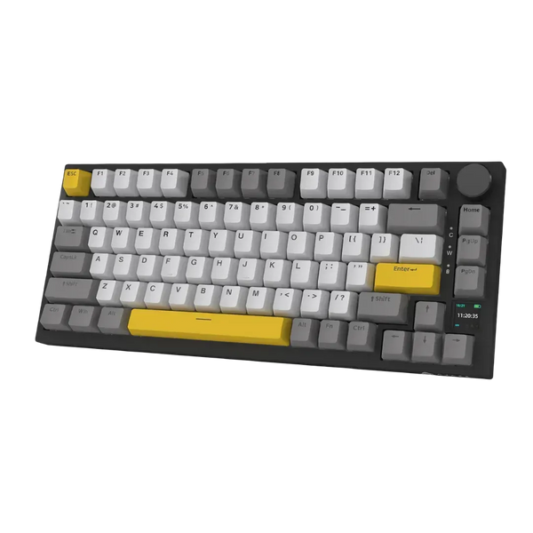 Ігрова механічна бездротова клавіатура AJAZZ AK820 Pro / Три режими підключення / Gift Switch / Grey 131 фото