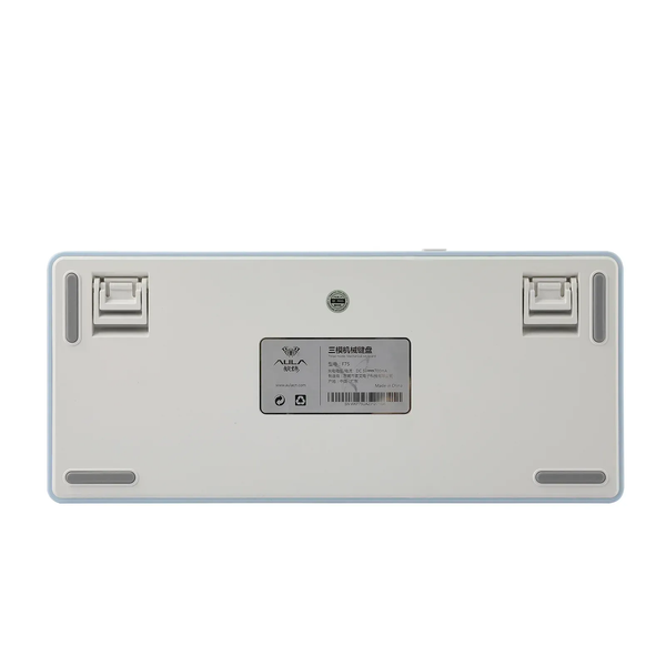 Ігрова механічна клавіатура AULA F75 / Три режими підключення / Greywood V3 Switch / Blue White  216 фото