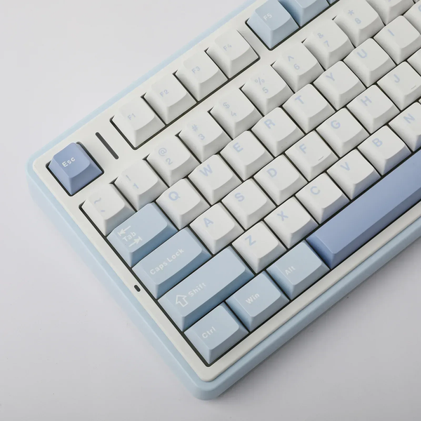 Ігрова механічна клавіатура AULA F75 / Три режими підключення / Greywood V3 Switch / Blue White  216 фото