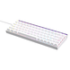 Ігрова механічна дротова клавіатура Ajazz NK68 / Red Switch / 65% / RGB / White 522 фото 3