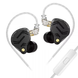 Игровые проводные вакуумные наушники KZ ZS12 PRO X with mic / Black 462 фото 1