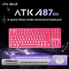 Ігрова бездротова механічна клавіатура ATK A87 Pro / Три режими підключення / Outemu Ice Snake Switch / Pink 619 фото 2