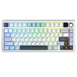 Игровая механическая клавиатура Aula F75 Max / Три режима подключения / LEOBOG Reaper Switch / White 161 фото