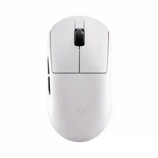 Ігрова бездротова мишка ATK Dragonfly A9 PRO MAX 2.0 / Три режими підключення / Сенсор PAW3395 Ultra / White 651 фото
