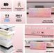 Ігрова механічна клавіатура AULA F75 / Три режими підключення / Dream Sakura Switch / Pink 622 фото 6