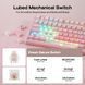 Ігрова механічна клавіатура AULA F75 / Три режими підключення / Dream Sakura Switch / Pink 622 фото 3