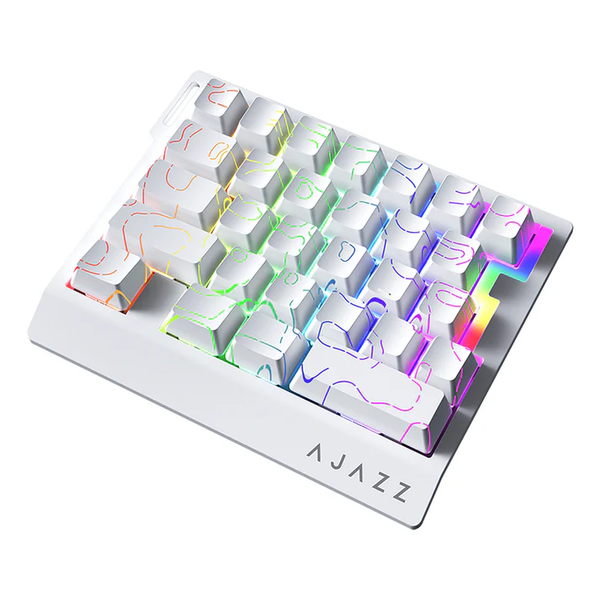 Ігрова дротова магнітна клавіатура Ajazz AK029 / Ice Island Switch / White Lines 478 фото