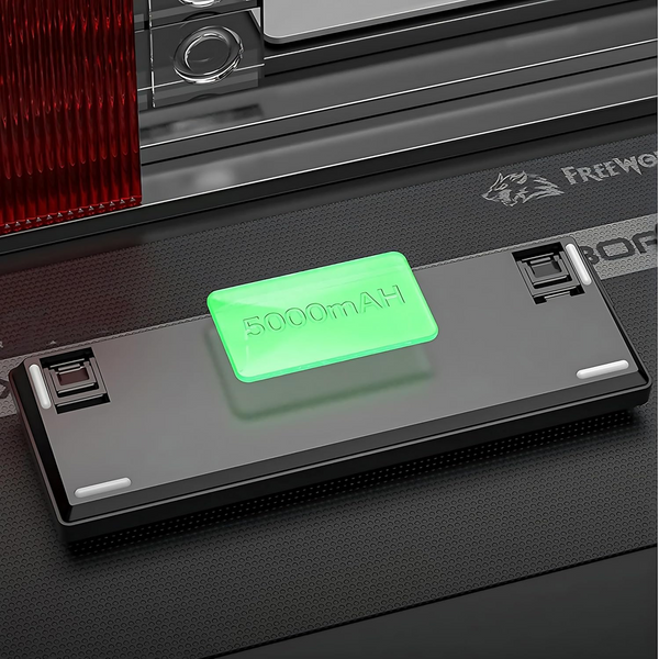 Игровая проводная магнитная клавиатура FreeWolf F68 / Magnetic Switch / RGB / Wired / Black 335 фото