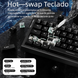 Игровая проводная магнитная клавиатура FreeWolf F68 / Magnetic Switch / RGB / Wired / Black 335 фото 5