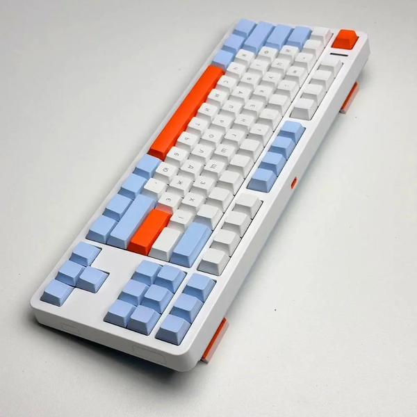 Ігрова дротова механічна клавіатура Kondor Orion Classic / Дротове підключення / Grey Silent Switch / White 557 фото