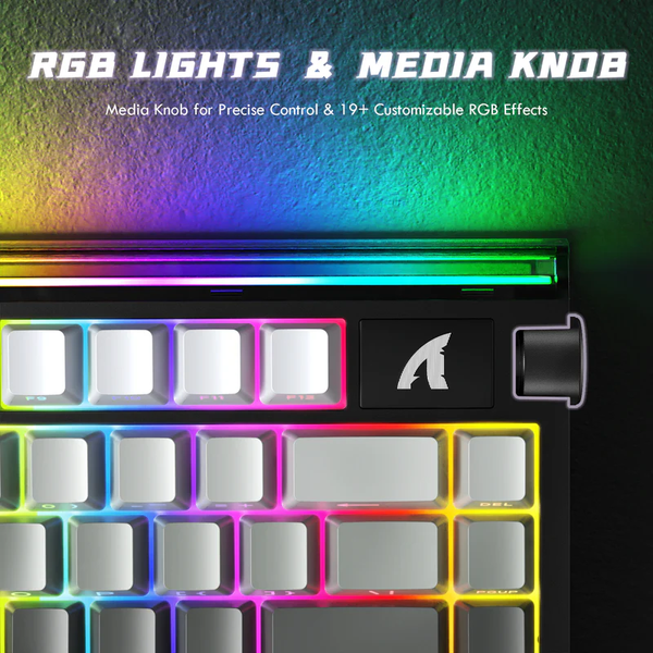 Игровая магнитная проводная клавиатура Attack Shark R85 / Проводное подключение / Magnetic Switch / Black Gradient 392 фото