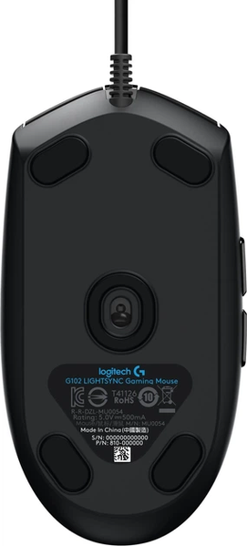 Ігрова дротова мишка Logitech G102 Lightsync / 8000 DPI / Black  467 фото