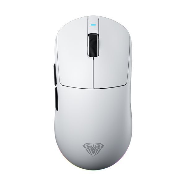 Ігрова бездротова мишка Aula V9 Ultra+ / Три режими підключення / Сенсор PAW3950 / 30000 DPI / White 468 фото