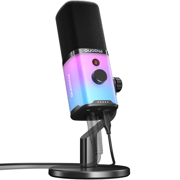 Ігровий динамічний мікрофон MAONO PD100X / USB | XLR / Кардіоїдний / 24bit/48kHz / White 420 фото