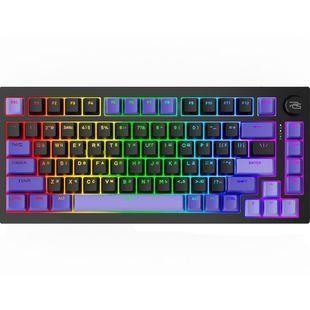 Бездротова клавіатура Proove Gaming Coupe / Eng+Ukr / Три режими підключення / Huano Kobe Switch / Black/Purple WKCP00022416 фото