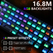 Игровая проводная магнитная клавиатура Attack Shark X65 HE / Magnetic Switch / 8К / RGB / 65% / Black 344 фото 7