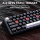 Игровая проводная магнитная клавиатура Attack Shark X65 HE / Magnetic Switch / 8К / RGB / 65% / Black 344 фото 5