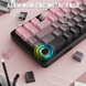 Ігрова механічна клавіатура Attack Shark X66 / 60% / Три режими підключення / Strawberry Switch / Pink 306 фото 6