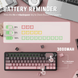 Ігрова механічна клавіатура Attack Shark X66 / 60% / Три режими підключення / Strawberry Switch / Pink 306 фото 4