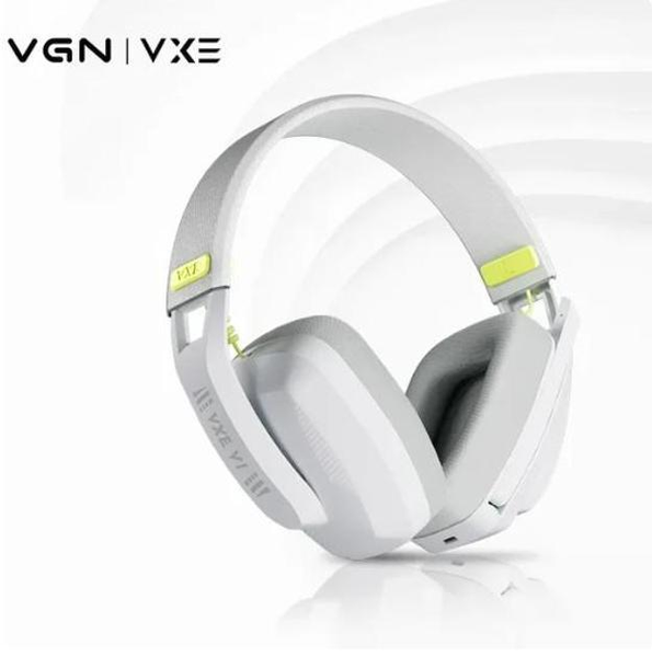 Ігрові бездротові навушники VGN VXE Siren V1 / Два режими підключення / White 223 фото
