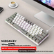 Игровая проволочная механическая клавиатура MegaKey MK761 / 60% / Red Switch / RGB / Grey 362 фото 3