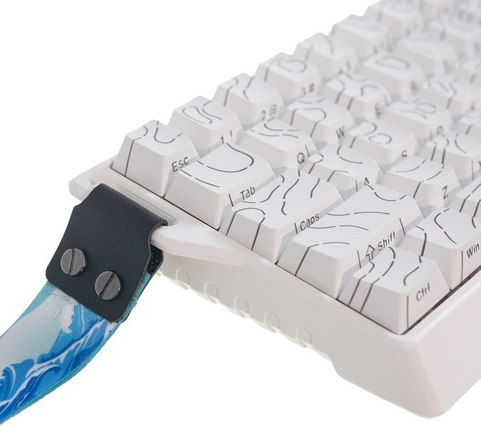 Ігрова дротова магнітна клавіатура GK GAMAKAY x NaughShark NS68 / Rapid Trigger / 65% / Hall Effect / White 332 фото