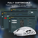 Игровая мышка ATTACK SHARK R5 Ultra / Три режима подключения / PAW3950MAX / Carbon Fiber / 39 г / White 49 фото 8