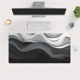 Коврик для мыши и клавиатуры "Black Waves" 80&times;30 см 202 фото