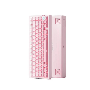 Ігрова механічна клавіатура Mchose G75 V2 / Три режими підключення / Ice Blue Switch / Pink 279 фото