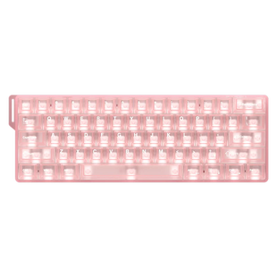 Игровая магнитная проводная клавиатура DAREU COOL60 / Magnetic Switch / Hot-Swappable / Pink 428 фото