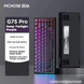Ігрова механічна клавіатура Mchose G75 Pro / Три режими підключення / Matcha Latte Switch / Purple 302 фото 3