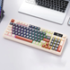 Ігрова бездротова клавіатура FREEWOLF M96 / RGB / З екраном / Два режими підключення 360 фото 1