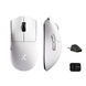 Беспроводная игровая мышь MCHOSE K7 Ultra / Три режима подключения / PAW3950 / 42 000 DPI / White Silver 291 фото