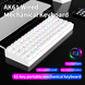 Ігрова дротова механічна клавіатура AK61 / Red Switch / Hot Swappable / 60% / White 361 фото 1