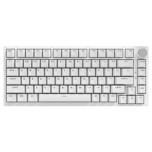 Игровая механическая клавиатура Ajazz Ak820 / Проводное подключение / Blue Switch / White 26 фото